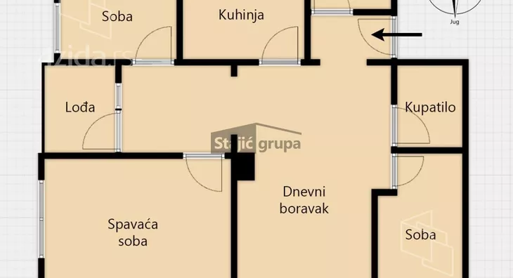 Dvoiposoban stan | 4zida