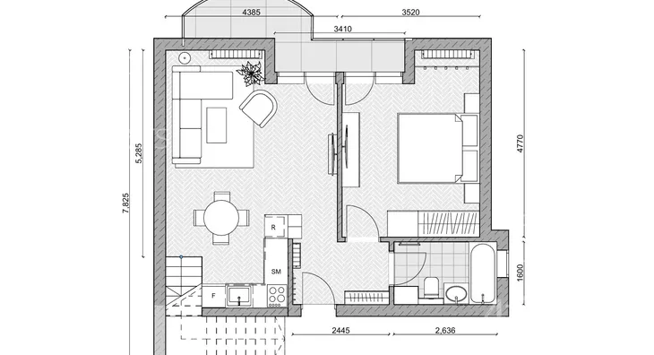 Troiposoban stan | 4zida