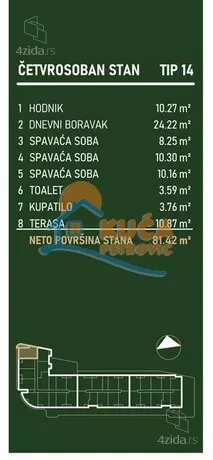 Četvorosoban stan | 4zida