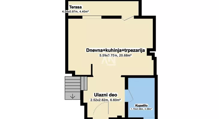 Dvosoban stan | 4zida