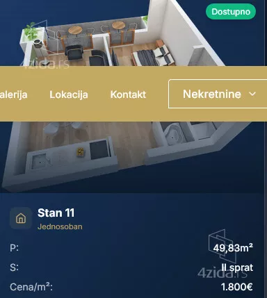 Dvosoban stan | 4zida