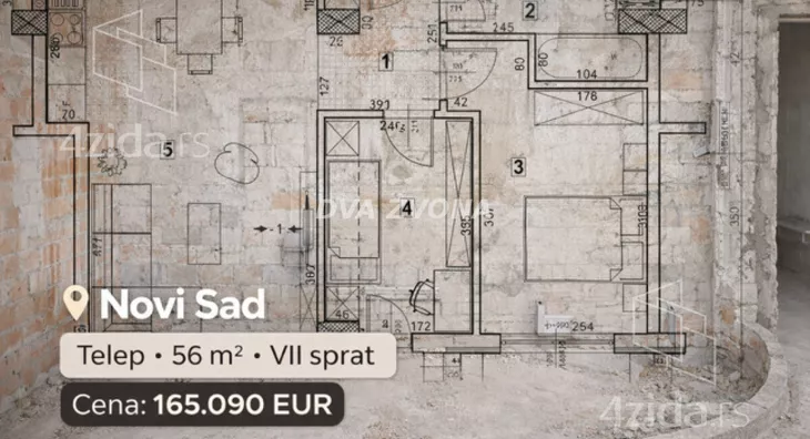 Trosoban stan | 4zida