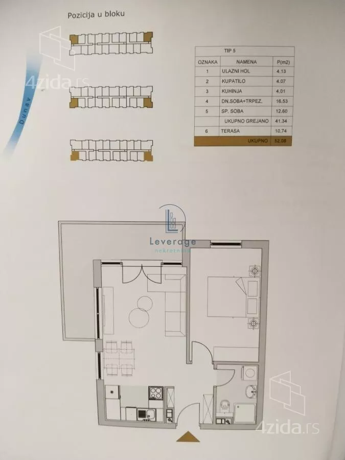 Dvosoban stan | 4zida