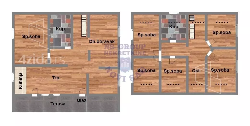 2-etažna kuća | 4zida