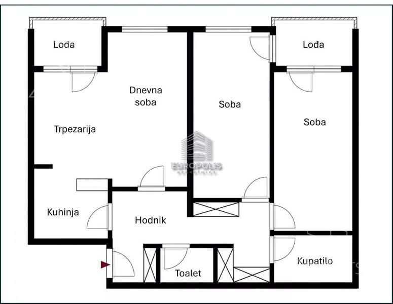 Trosoban stan | 4zida