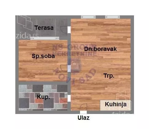 Jednoiposoban stan | 4zida