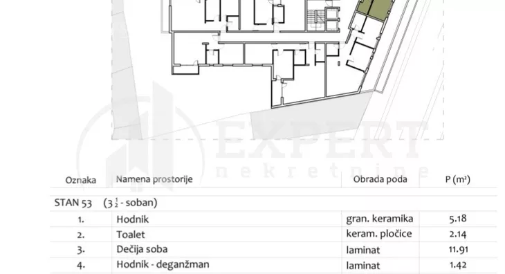 Troiposoban stan | 4zida