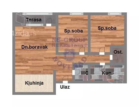 Trosoban stan | 4zida