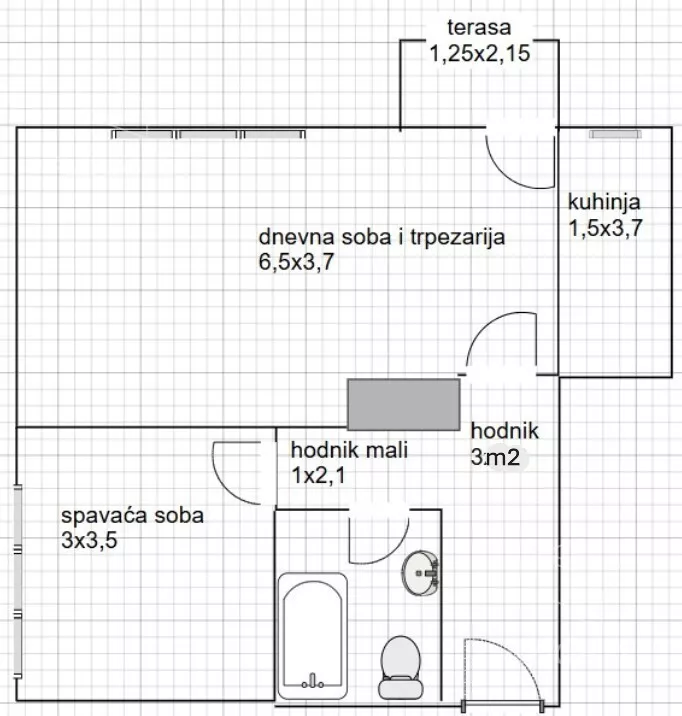 Dvosoban stan | 4zida