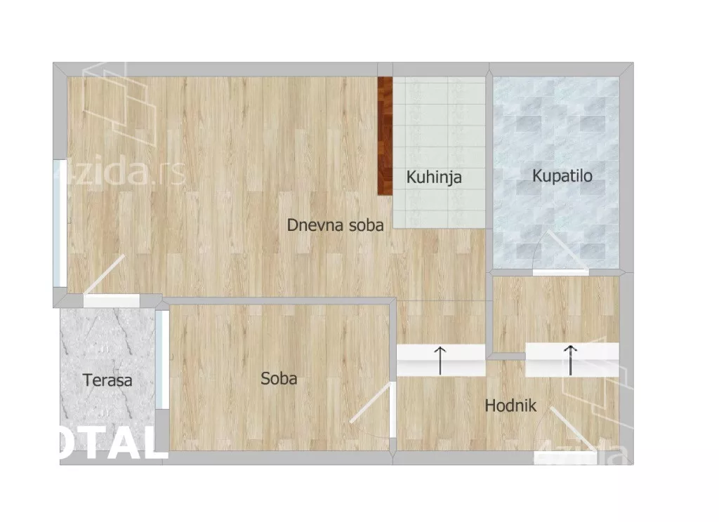 Jednoiposoban stan | 4zida