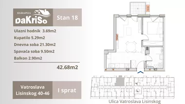 Vatroslava Lisinskog  40-46 | 4zida.rs