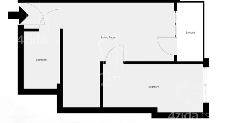 Jednoiposoban stan | 4zida