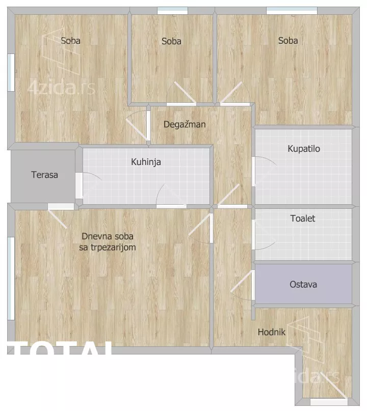 Četvorosoban stan | 4zida