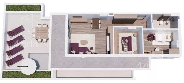 Dvoiposoban stan | 4zida