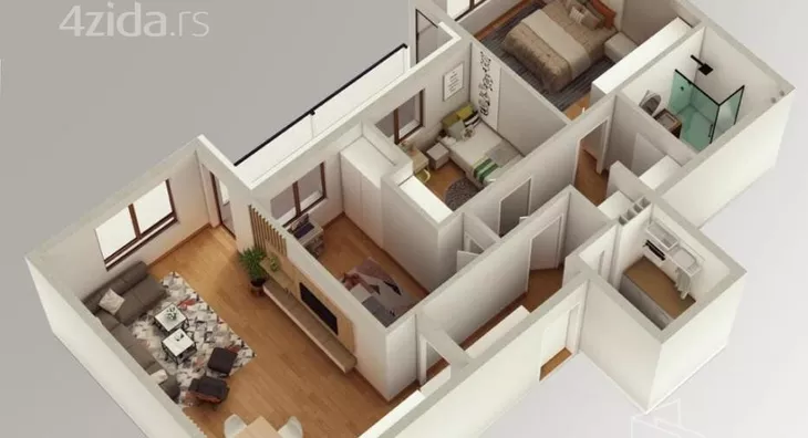 Četvorosoban stan | 4zida