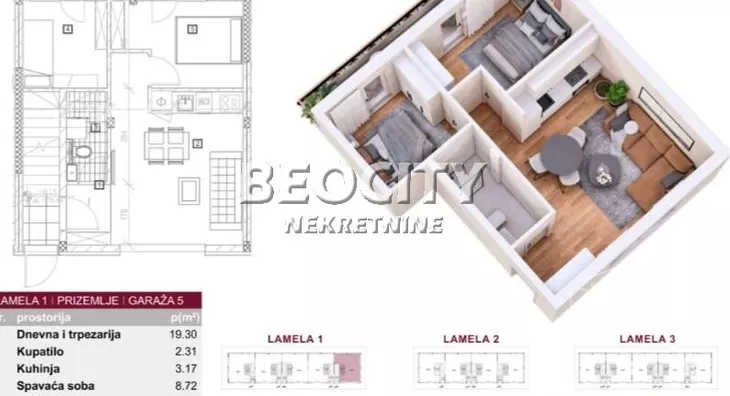 Trosoban stan | 4zida