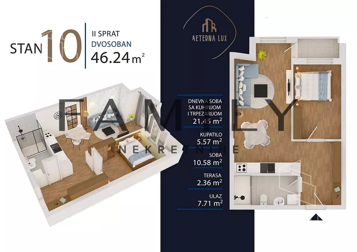 Dvosoban stan | 4zida