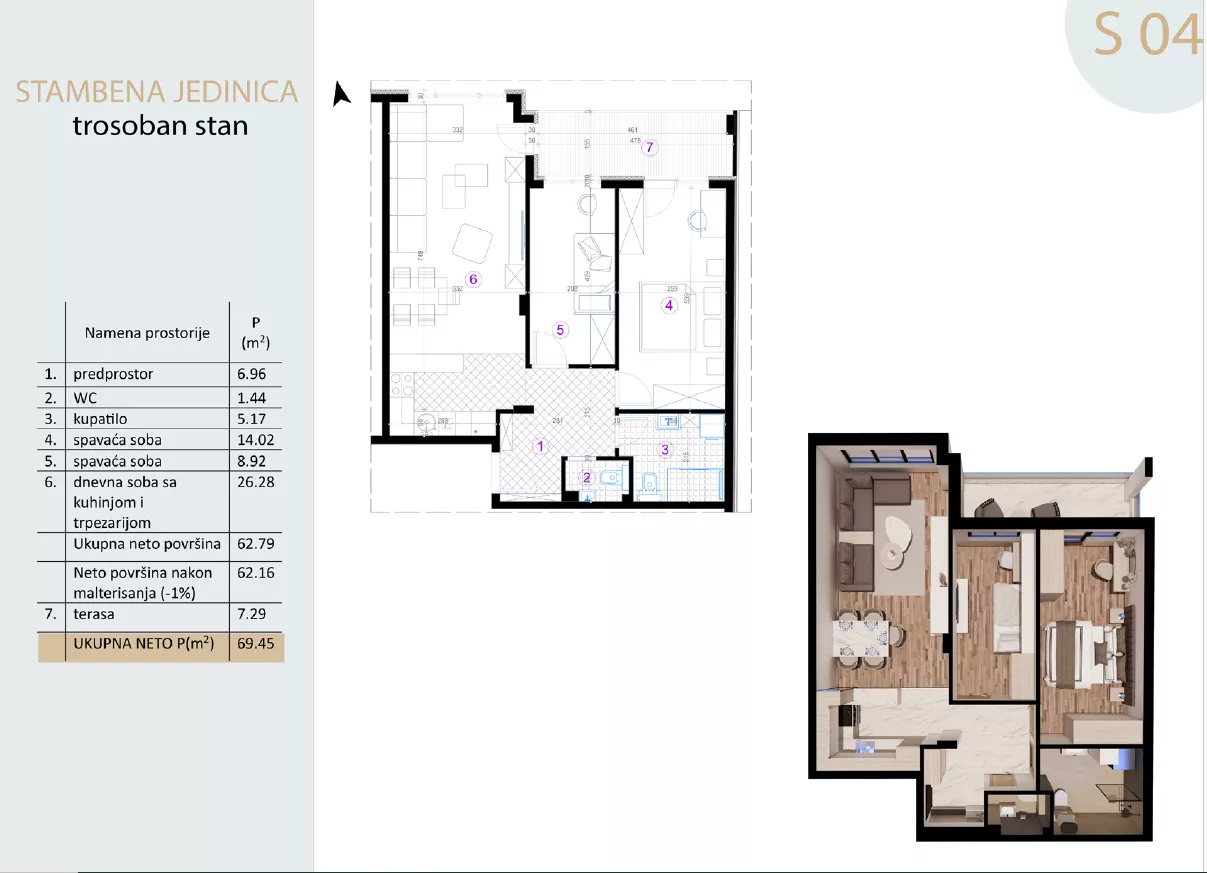 Dvoiposoban stan | 4zida