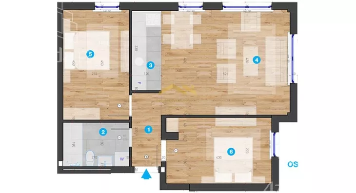 Trosoban stan | 4zida