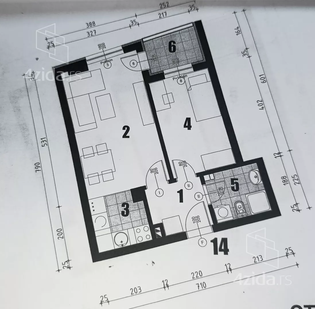 Jednosoban stan | 4zida