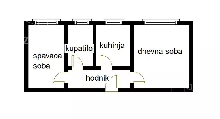 Jednoiposoban stan | 4zida