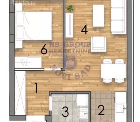 Dvosoban stan | 4zida