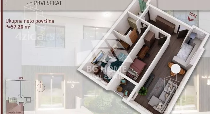 Dvoiposoban stan | 4zida