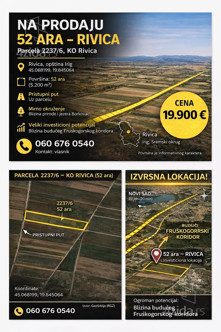 Poljoprivredno zemljište | 4zida