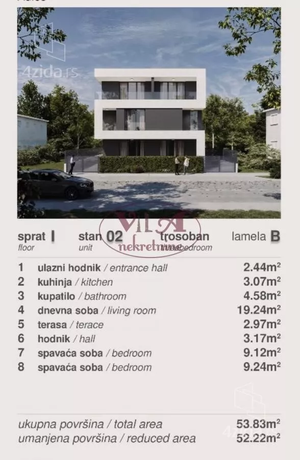Trosoban stan | 4zida