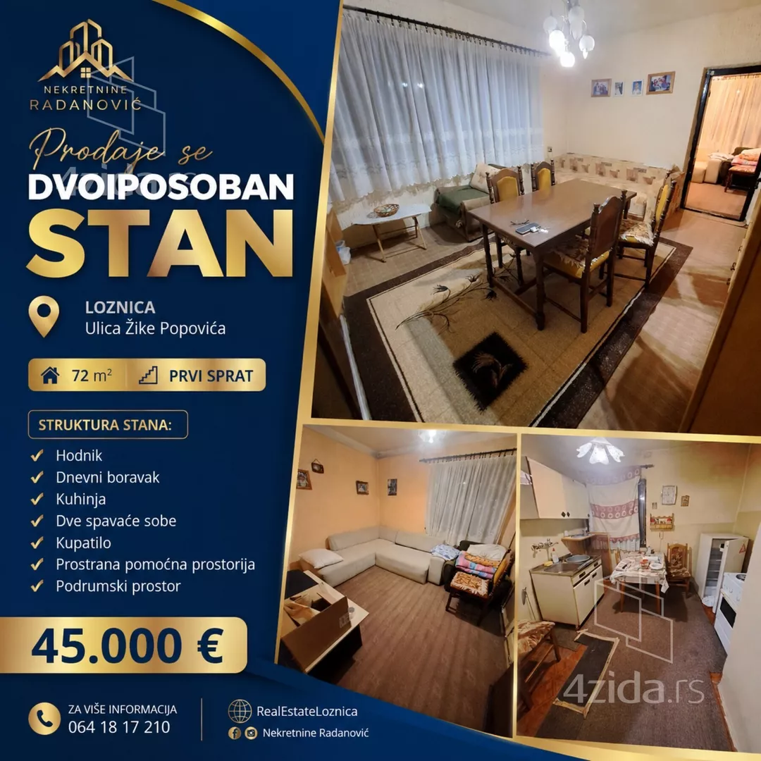 Dvosoban stan | 4zida