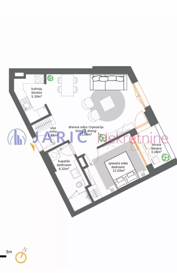 Dvosoban stan | 4zida