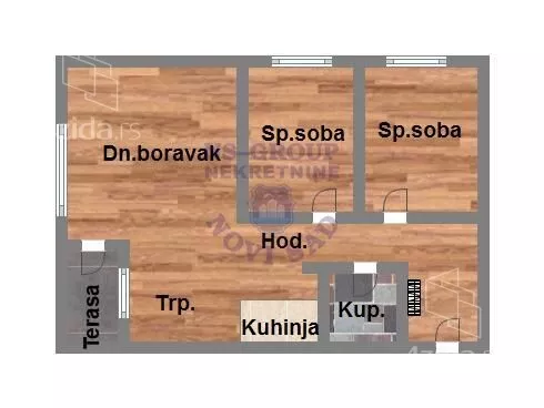 Trosoban stan | 4zida