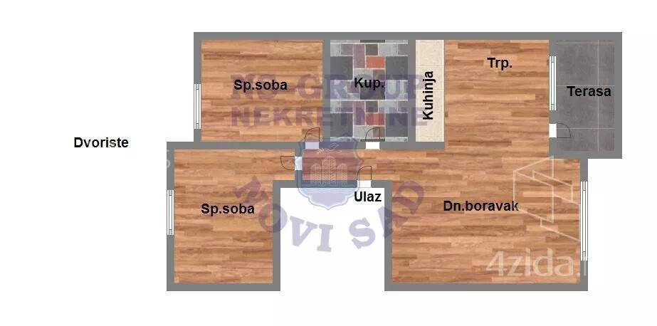 Trosoban stan | 4zida