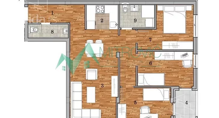 Četvorosoban stan | 4zida