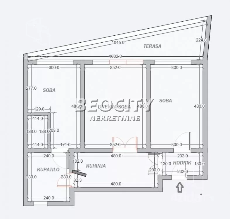 Trosoban stan | 4zida