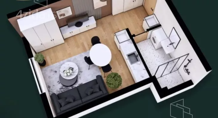 Jednosoban stan | 4zida