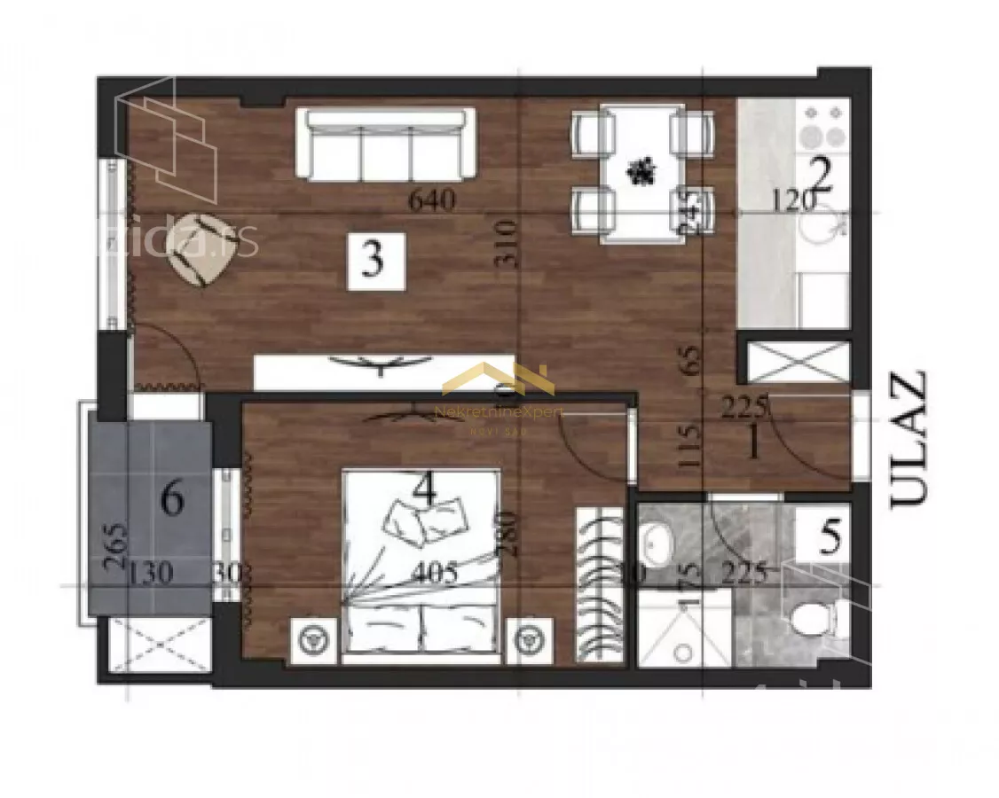 Dvosoban stan | 4zida