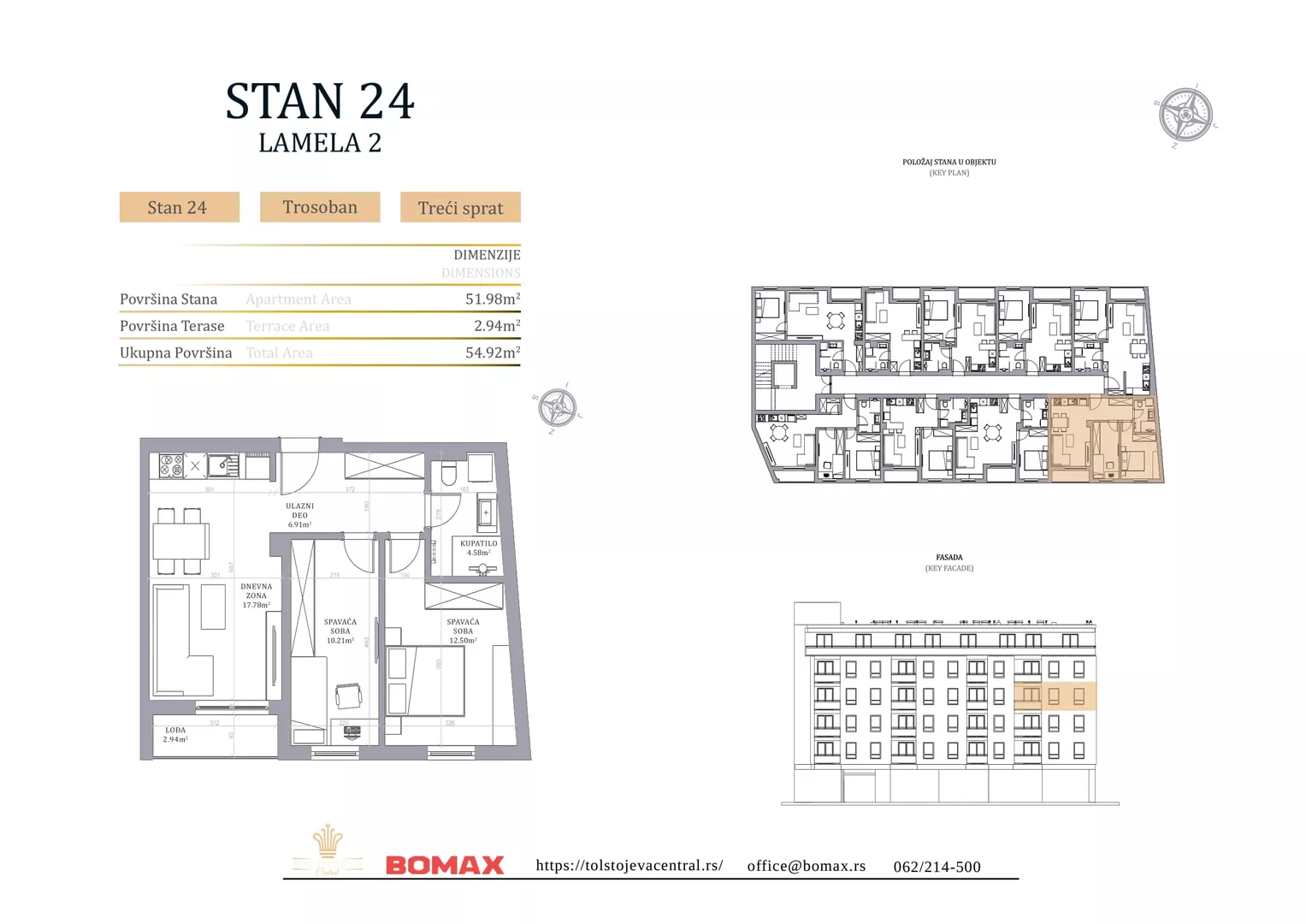 Trosoban stan | 4zida