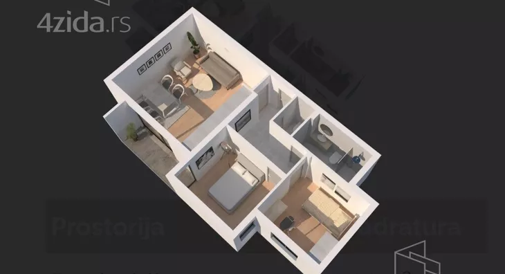 Dvosoban stan | 4zida