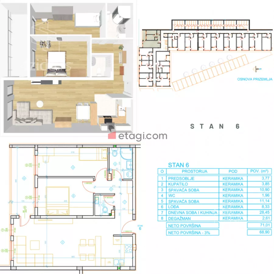Dvoiposoban stan | 4zida