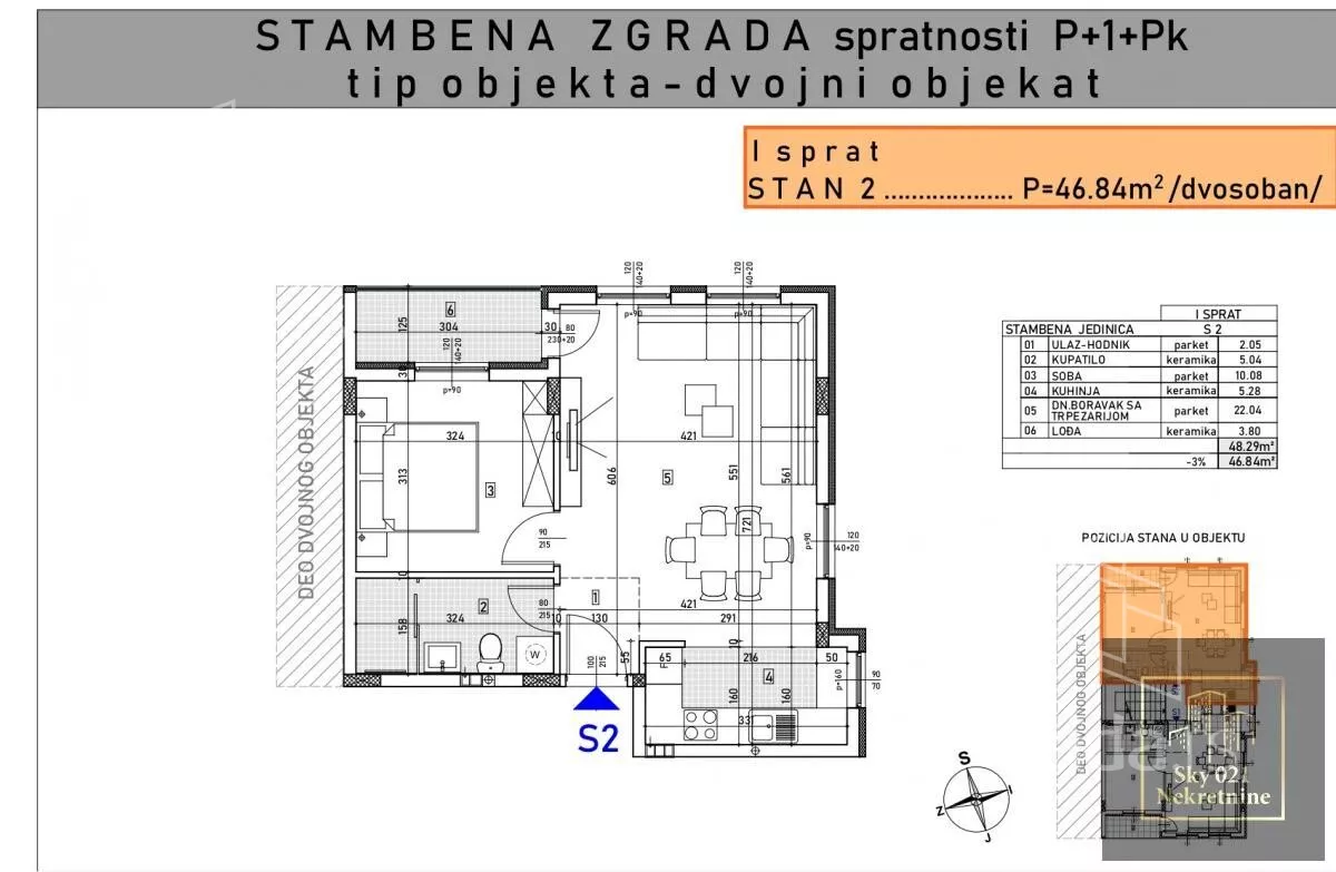 Dvosoban stan | 4zida