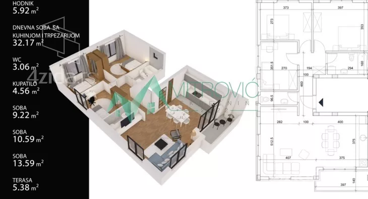 Četvorosoban stan | 4zida