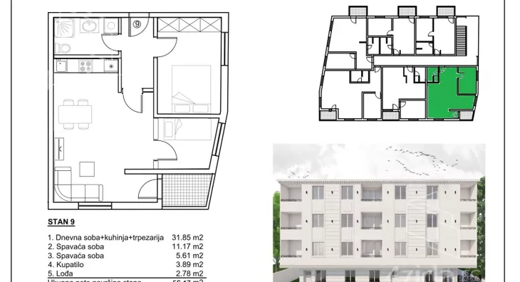 Dvoiposoban stan | 4zida