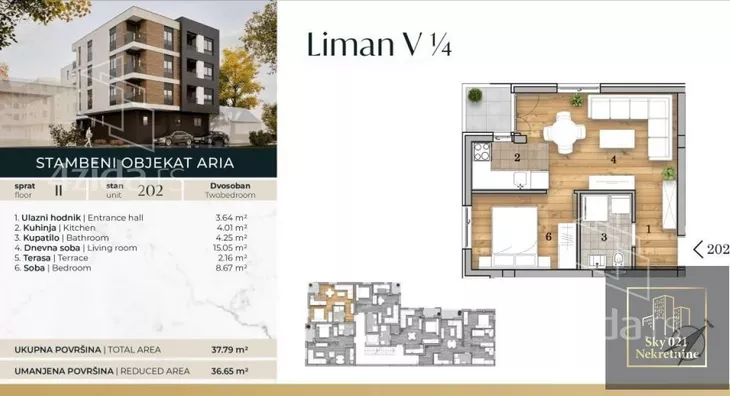 Dvosoban stan | 4zida