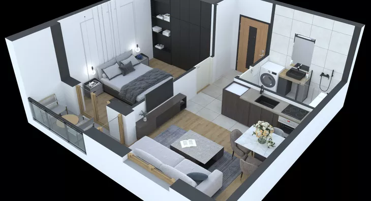 Jednoiposoban stan | 4zida