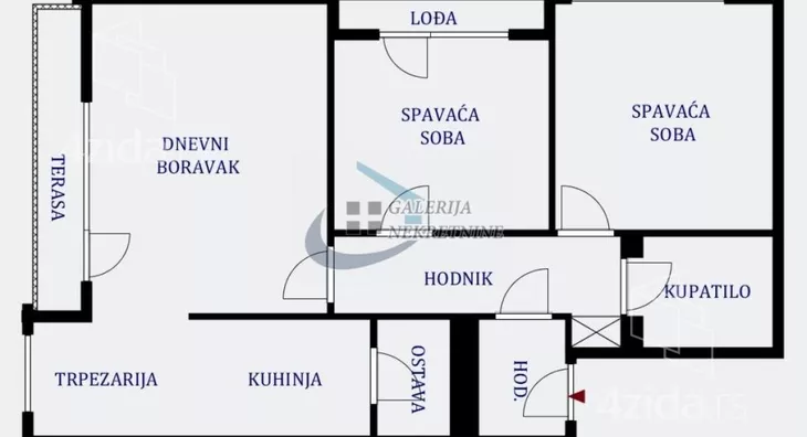 Trosoban stan | 4zida