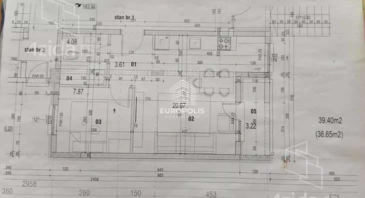 Jednoiposoban stan | 4zida
