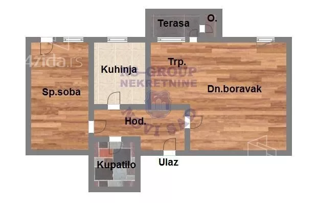 Dvosoban stan | 4zida