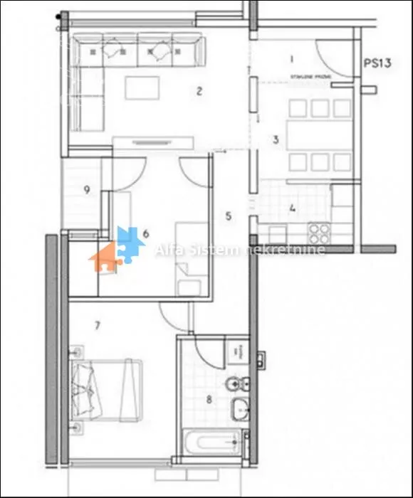 Trosoban stan | 4zida