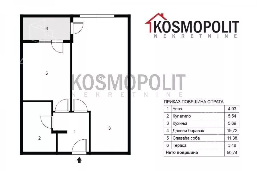 Dvosoban stan | 4zida